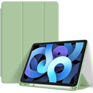 Чехол для планшета BeCover Tri Fold Soft TPU mount Apple Pencil Apple iPad 10.9" 2022/24/11" 2025 Light Green (708465)