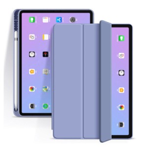 Чехол для планшета BeCover Tri Fold Soft TPU mount Apple Pencil Apple iPad 10.9" 2022/24/11" 2025 Purple (708463)