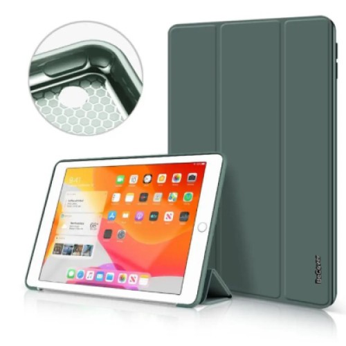Чехол для планшета BeCover Tri Fold Soft TPU Silicone Apple iPad 10.2 2019/2020/2021 Dark Green (708514)