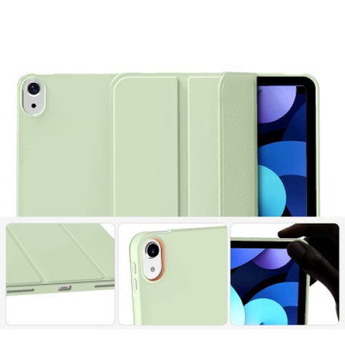 Чехол для планшета BeCover Tri Fold Soft TPU Silicone Apple iPad 10.9" 2022/24/11" 2025 Light Green (708520)