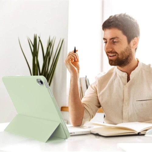 Чехол для планшета BeCover Tri Fold Soft TPU Silicone Apple iPad 10.9" 2022/24/11" 2025 Light Green (708520)