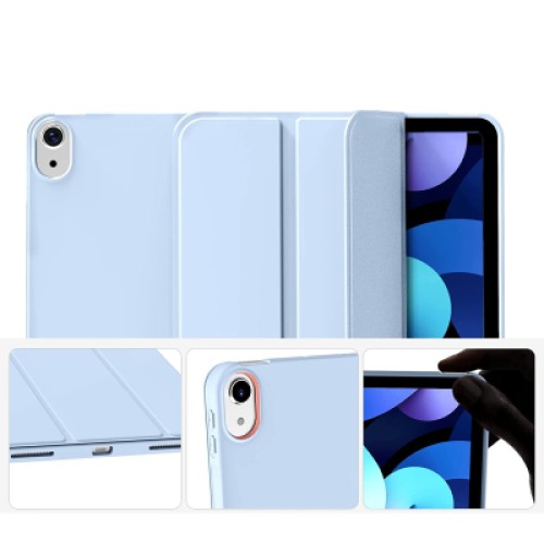 Чехол для планшета BeCover Tri Fold Soft TPU Silicone Apple iPad 10.9" 2022 Light Blue (708522)