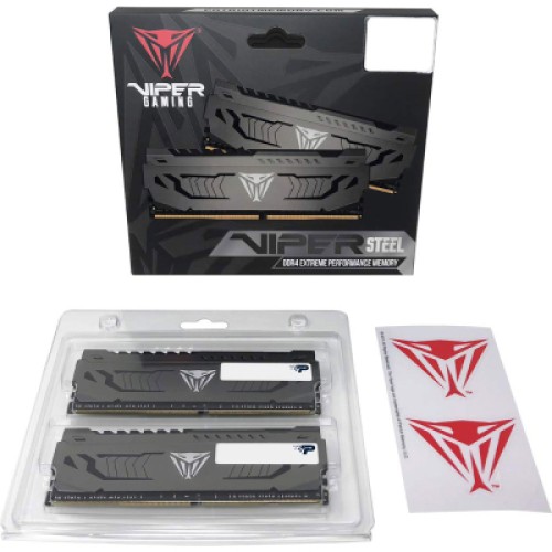 Модуль памяти для компьютера DDR4 32GB (2x16GB) 3600 MHz Viper Steel Patriot (PVS432G360C8K)