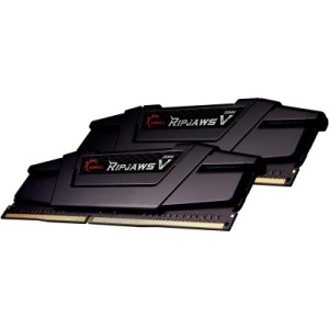Модуль пам'яті для комп'ютера DDR4 64GB (2x32GB) 4400 MHz RipjawsV Black G.Skill (F4-4400C19D-64GVK)