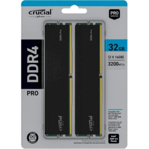 Модуль памяти для компьютера DDR4 32GB (2x16GB) 3200 MHz Pro Micron (CP2K16G4DFRA32A)