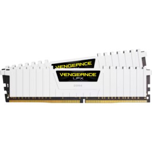 Модуль памяти для компьютера DDR4 16GB (2x8GB) 3200 MHz Vengeance LPX White Corsair (CMK16GX4M2E3200C16W)