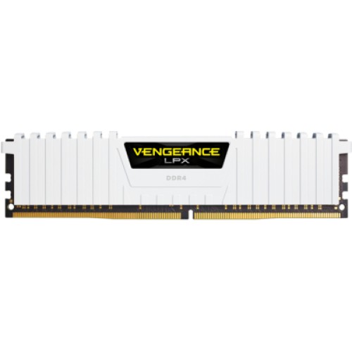 Модуль памяти для компьютера DDR4 16GB (2x8GB) 3200 MHz Vengeance LPX White Corsair (CMK16GX4M2E3200C16W)