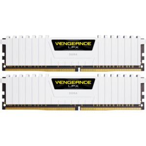 Модуль памяти для компьютера DDR4 16GB (2x8GB) 3200 MHz Vengeance LPX White Corsair (CMK16GX4M2E3200C16W)