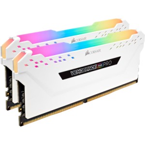 Модуль памяти для компьютера DDR4 32GB (2x16GB) 3200 MHz Vengeance RGB PRO SL Corsair (CMH32GX4M2E3200C16W)