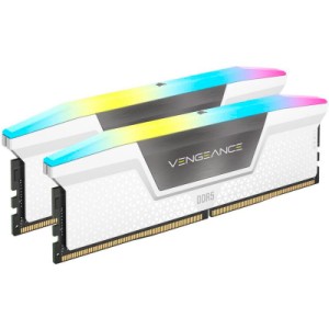 Модуль памяти для компьютера DDR5 32GB (2x16GB) 5600 MHz Vengeance RGB Corsair (CMH32GX5M2B5600C36WK)