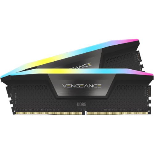 Модуль памяти для компьютера DDR5 32GB (2x16GB) 6000 MHz Vengeance RGB Corsair (CMH32GX5M2D6000Z36K) Модуль памяти для компьютера DDR5 32GB (2x16GB) 6000 MHz Vengeance RGB Corsair (CMH32GX5M2D6000Z36K)