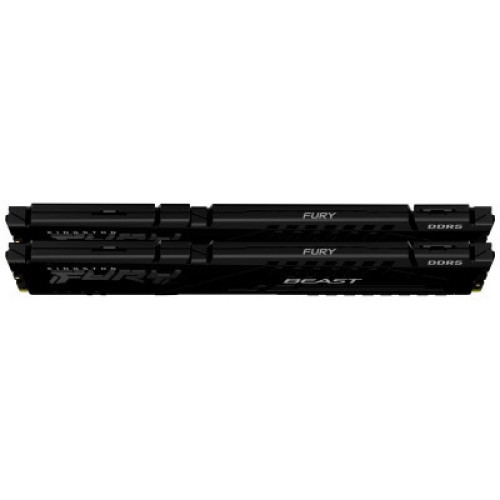 Модуль памяти для компьютера DDR5 16GB (2x8GB) 6000 MHz Beast Kingston Fury (ex.HyperX) (KF560C36BBEK2-16)