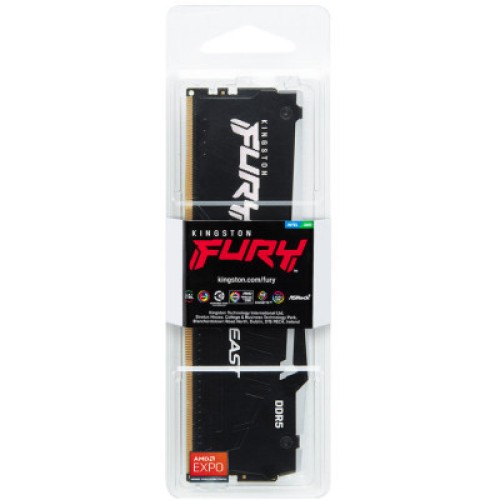 Модуль памяти для компьютера DDR5 32GB 5200 MHz Beast RGB EXPO Kingston Fury (ex.HyperX) (KF552C36BBEA-32)
