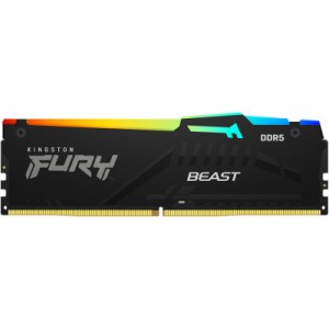 Модуль памяти для компьютера DDR5 64GB (2x32GB) 5200 MHz Beast RGB EXPO Kingston Fury (ex.HyperX) (KF552C36BBEAK2-64)
