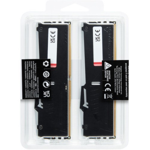 Модуль памяти для компьютера DDR5 64GB (2x32GB) 5200 MHz Beast RGB EXPO Kingston Fury (ex.HyperX) (KF552C36BBEAK2-64)
