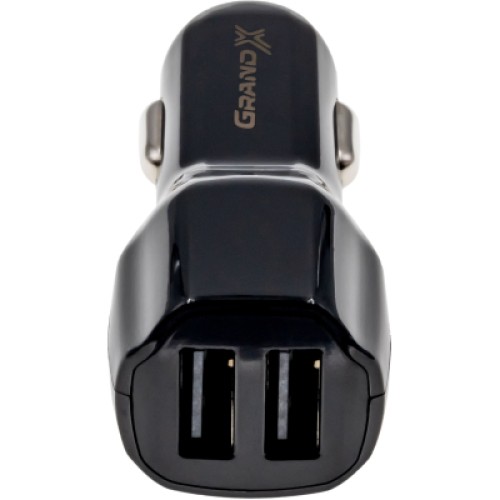 Зарядное устройство Grand-X 3,4A 12-24V Black 2USB 5V/3 (CH-28)