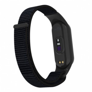 Ремешок для фитнес браслета Armorstandart нейлоновый для Xiaomi Mi Band 7/6/5/4 Black (ARM67839)