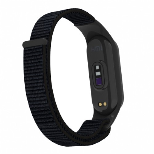 Ремешок для фитнес браслета Armorstandart нейлоновый для Xiaomi Mi Band 7/6/5/4 Black (ARM67839)