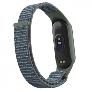 Ремешок для фитнес браслета Armorstandart нейлоновый для Xiaomi Mi Band 7/6/5/4 Military Green (ARM67845)