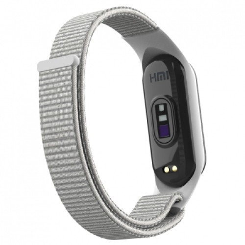 Ремешок для фитнес браслета Armorstandart нейлоновый для Xiaomi Mi Band 7/6/5/4 White (ARM67840)
