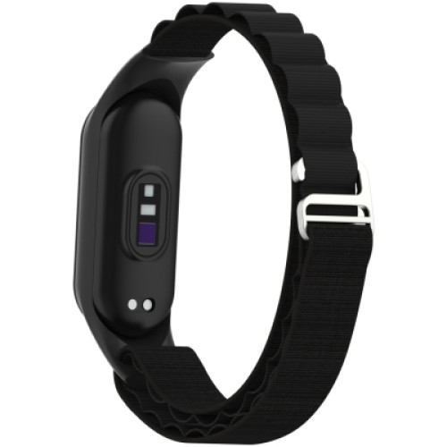 Ремешок для фитнес браслета Armorstandart AlpinaStyle Band для Xiaomi Mi Band 7/6/5/4 Black (ARM64987)
