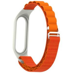 Ремінець до фітнес браслета Armorstandart AlpinaStyle Band для Xiaomi Mi Band 7/6/5/4 Orange (ARM64989)