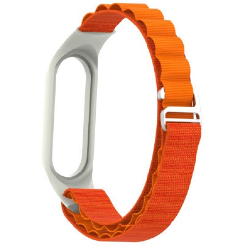 Ремешок для фитнес браслета Armorstandart AlpinaStyle Band для Xiaomi Mi Band 7/6/5/4 Orange (ARM64989)