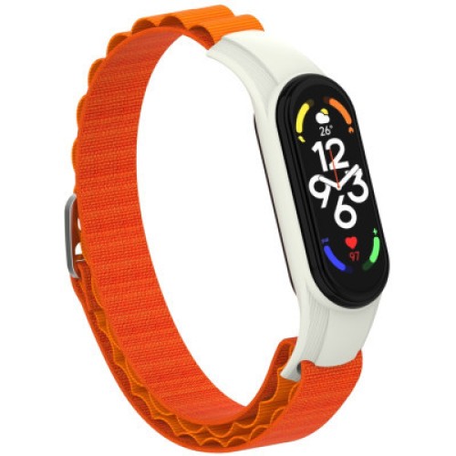 Ремешок для фитнес браслета Armorstandart AlpinaStyle Band для Xiaomi Mi Band 7/6/5/4 Orange (ARM64989)