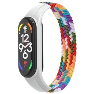 Ремінець до фітнес браслета Armorstandart Braided Solo Loop для Xiaomi Mi Band 7/6/5/4 Pride Edition size L (ARM64939)