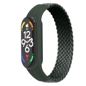 Ремінець до фітнес браслета Armorstandart Braided Solo Loop для Xiaomi Mi Band 7/6/5/4 Khaki size M (ARM58766)