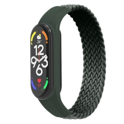 Ремешок для фитнес браслета Armorstandart Braided Solo Loop для Xiaomi Mi Band 7/6/5/4 Khaki size M (ARM58766)