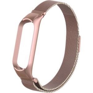 Ремінець до фітнес браслета Armorstandart Milanese Magnetic Band 503 для Xiaomi Mi Band 6/5 Rose Gold (ARM57183)