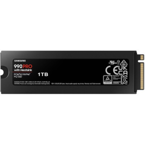 Накопитель SSD M.2 2280 1TB 990 PRO with Heatsink Samsung (MZ-V9P1T0CW)