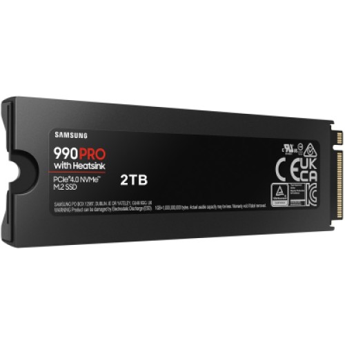 Накопитель SSD M.2 2280 2TB 990 PRO with Heatsink Samsung (MZ-V9P2T0CW)