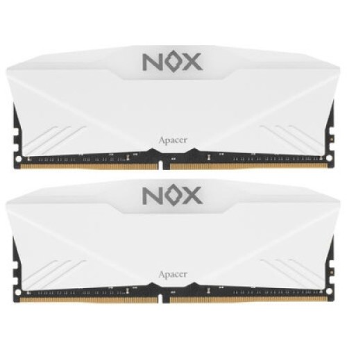 Модуль памяти для компьютера DDR4 16GB (2x8GB) 3200 MHz NOX RGB White Apacer (AH4U16G32C28YNWAA-2)