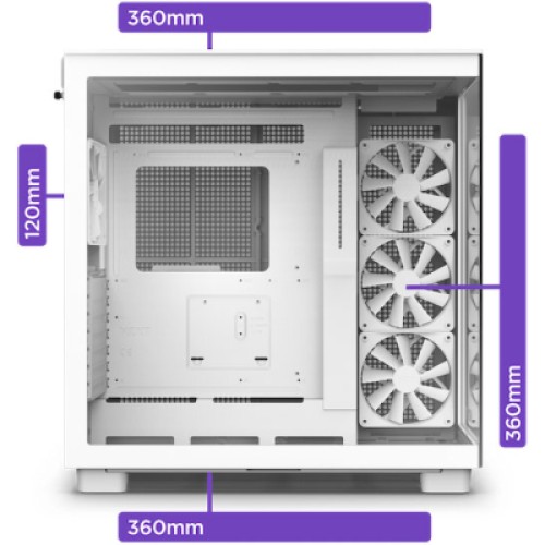 Корпус NZXT H9 Elite Edition White (CM-H91EW-01)