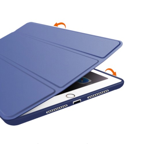 Чехол для планшета BeCover Tri Fold Soft TPU Silicone Apple iPad 10.2 2019/2020/2021 Deep Blue (706882)