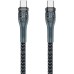 Дата кабель USB-C to USB-C 1.3m Lotto PD-B89CC Black Proda (PD-B89 (C-C)-BK)