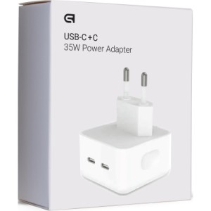 Зарядний пристрій Armorstandart AMNWM3A 35W Dual USB-C Port Compact Power Adapter (ARM62264)
