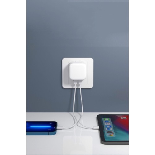 Зарядное устройство Armorstandart AMNWM3A 35W Dual USB-C Port Compact Power Adapter (ARM62264) Зарядное устройство Armorstandart AMNWM3A 35W Dual USB-C Port Compact Power Adapter (ARM62264)