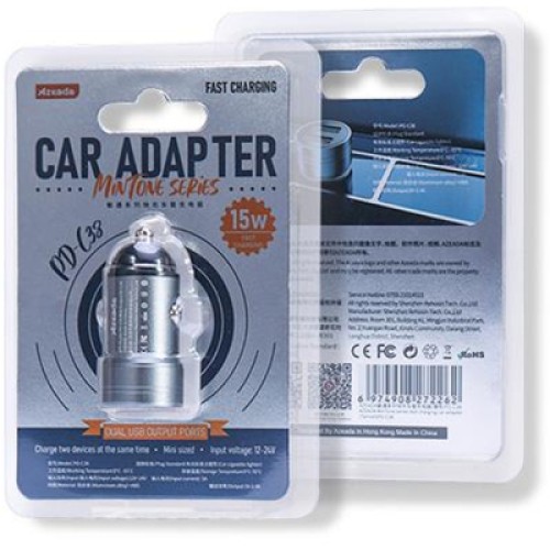 Зарядное устройство Proda Azeada Mintone PD-C38 2 USB, 2.4A (PD-C38-BK)