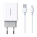 Зарядное устройство Proda PD-A28i 2хUSB 2.4A + USB Ligthtning 1.0m (PD-A28i-WH)