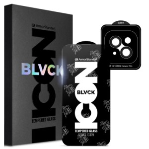 Скло захисне Armorstandart Supreme Plus Black Icon Apple iPhone 13 (ARM68073)