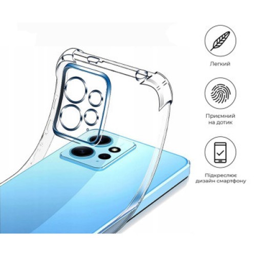 Чехол для мобильного телефона BeCover Anti-Shock Xiaomi Redmi Note 12 4G Clear (709325)