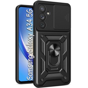 Чохол до мобільного телефона BeCover Military Samsung Galaxy A34 5G SM-A346 Black (709137)