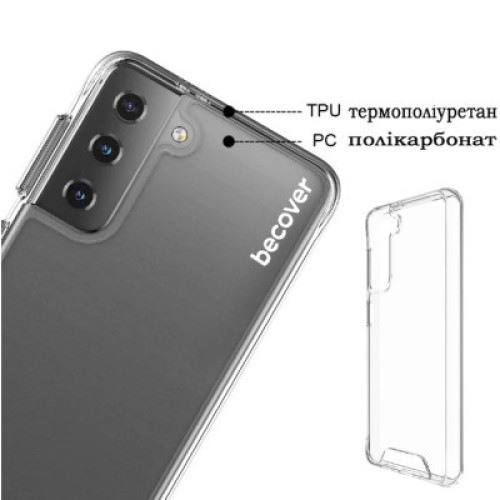 Чехол для мобильного телефона BeCover Space Case Samsung Galaxy S21 FE SM-G990 Transparancy (709354)