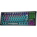 Клавиатура Aula F3032 Keycaps plus 21 Dark Yellow Keys KRGD Brown USB UA Black (6948391201740)