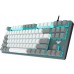Клавиатура Aula F3287 Keycap KRGD Blue USB UA Grey/White (6948391240954)