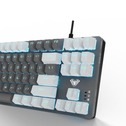 Клавиатура Aula F3287 Keycap KRGD Blue USB UA Grey/White (6948391240954)