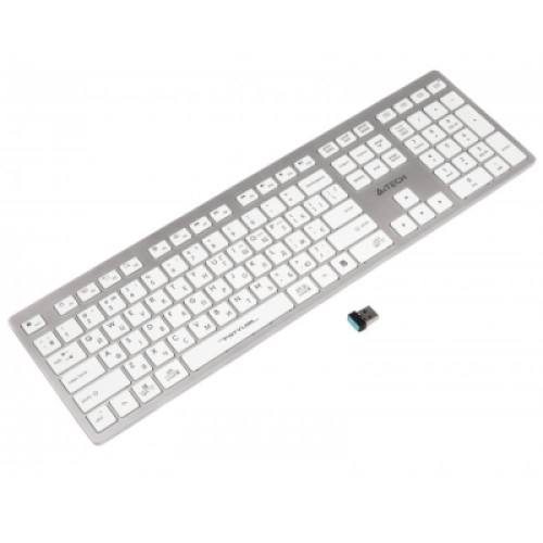 Клавиатура A4Tech FBX50C USB/Bluetooth White (FBX50C White)